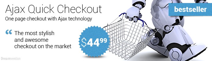 Ajax Quick Checkout module for OpenCart