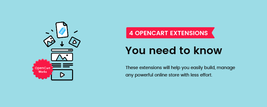 4 opencart extensions need to know
