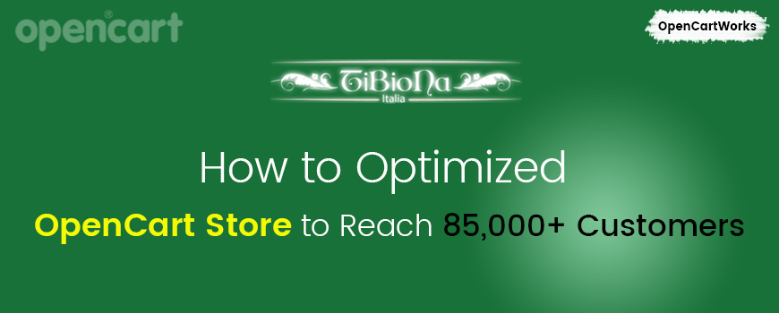 How Tibiona Optimized their OpenCart Store to Reach 85,000+ Customers