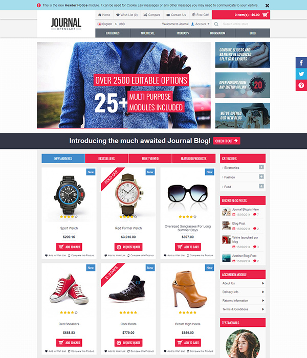 Top 10+ Best Responsive Ultimate OpenCart 3 Themes with Trending Design